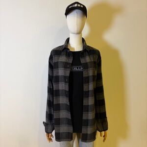 APT.9 Premier Flex Men's Plaid Flannel Shirt - Size Large